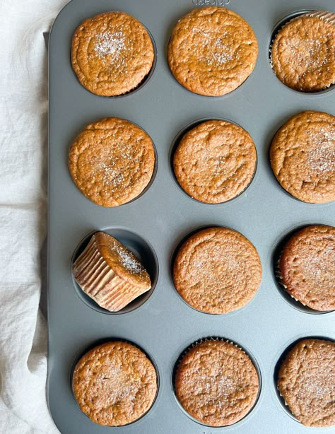 Gingerbread Protein Muffins Paleo Macros, Peachie Spoon, Protein Gingerbread, Gingerbread Protein, High Protein Muffins, Wheat Chex, Gingerbread Muffins, Joy Bauer, Breakfast Yummy