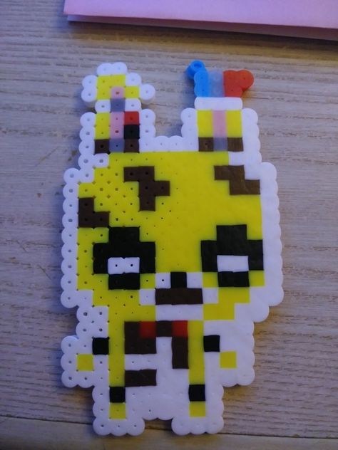 Spring trap from five nights at freddy's perler art Spring Trap Perler Beads, Video Game Perler, Spring Trap, Perler Art, Sister Location, Five Nights At Freddy's, Five Night, Perler Beads, Pixel Art