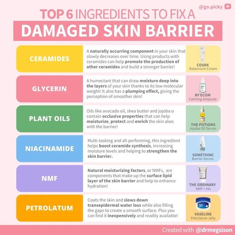 Skin Barrier Repair Ingredients, Face Repair Skin Care, Best Ingredients For Dry Skin, Barrier Repair Skin Care Routine, How To Fix Skin Barrier, Heal Skin Barrier, Healing Skin Barrier, Repair Skin Barrier Products, Skin Barrier Repair Product