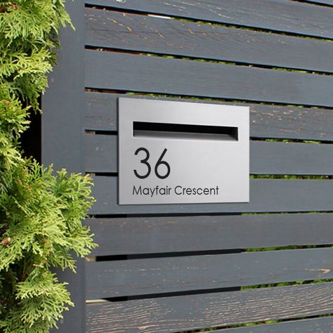 Address Decals, House Number Plates, Patio Benches, Benches Outdoor, Pvc Fence, Park Benches, Letter Boxes, Yard Fence, Plaque Design