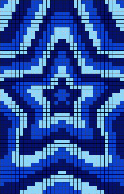 Pixel Gradient Patterns, Star Alpha Pattern, Star Pixel Art, Pixel Art Hard, Space Pixel Art, Stars Pixel Art, Star Perler, Blue Pixel Art, 32x32 Pixel Art Grid