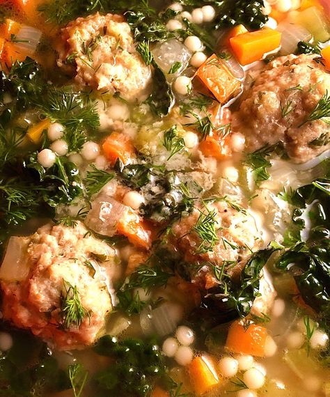 Turkey Meatballs For Soup, Italian Wedding Soup With Turkey Meatballs, Italian Wedding Soup Turkey Meatballs, Turkey Italian Wedding Soup, Italian Turkey Soup, Turkey Meatball Soup Recipes, Turkey Broth Soup, Turkey Meatballs Soup, Soup With Turkey Meatballs