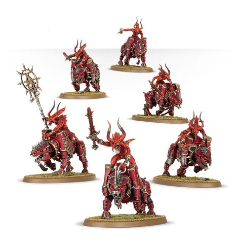 Bloodcrushers Heavy Cavalry, Chaos Daemons, Game Workshop, Age Of Sigmar, Warhammer Fantasy, Warhammer 40000, Space Marine, Games Workshop, Warhammer 40k