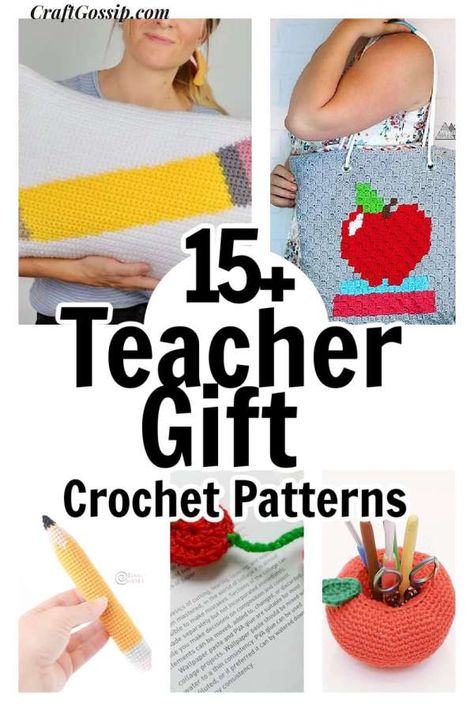 Are you looking to give your child’s teacher a unique and meaningful gift at the end of the year? Crocheting can be a great way to do just that. Not only is it a creative and thoughtful way to show … Read More ... Crochet Items For Teachers, Crochet Christmas Gifts For Teachers, Crochet School Ideas, Crochet For Teachers Gift, Crochet For Teachers, Teacher Crochet Gifts, Crochet Teacher Gifts Free Pattern, Crochet Gifts For Teachers, Tops To Crochet