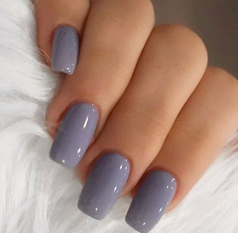 Lavender Acrylic Nails, Diy Valentine's Nails, Minimalist Nail, Grey Lavender, Minimalist Nail Art, Short Coffin Nails, Nail Designs Valentines, Nail Design Inspiration, Simple Acrylic Nails