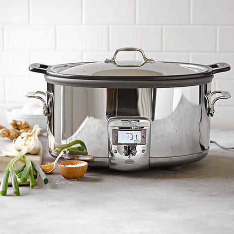 All Clad Slow Cooker, Living With Landyn, Classic French Dishes, Slow Cook, Electric Pressure Cooker, Pressure Cookers, Slow Cookers, Williams Sonoma, Cast Aluminum