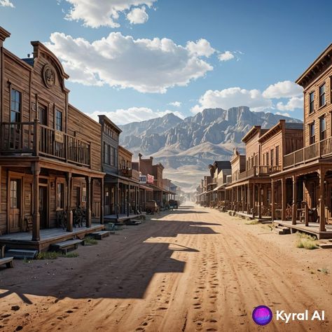 Old Western Towns Wild West, Old West Buildings, Wild West Aesthetic Wallpaper, Wild West Architecture, Cowboy Background Western Theme, Western Asthetic Picture, Frontier Aesthetic, Wild West House, Old Western Aesthetic