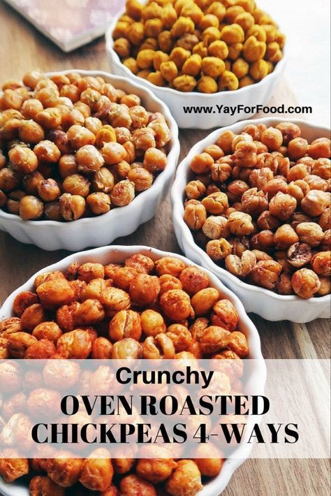 Flourless Muffins, Chickpeas Roasted, Flavour Combinations, Chickpea Snacks, Crunchy Chickpeas, Quick Treats, Snack Bites, Appetizers Recipes, Chickpea Recipes