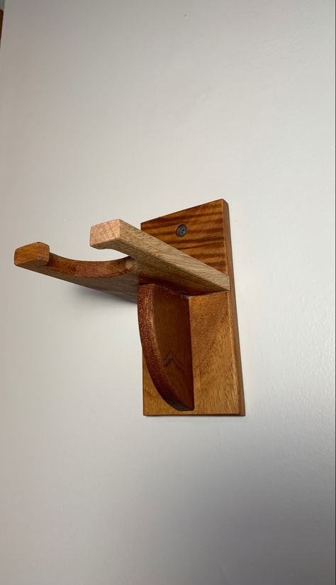 Guitar Hangers, Guitar Wall Hanger, Guitar Rack, Wooden Guitar, Easy Designs, Guitar Stands, Guitar Hanger, Kitchen Lounge, Guitar Wall