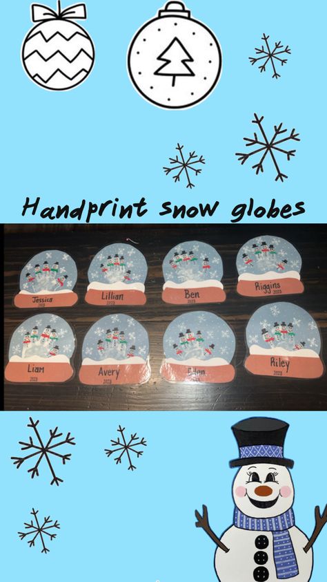 Christmas craft Hand Print Snowman, Snowman Craft, Handprint Crafts, Snowman Crafts, Baby Art, Hand Print, Arts And Crafts, Christmas, Art