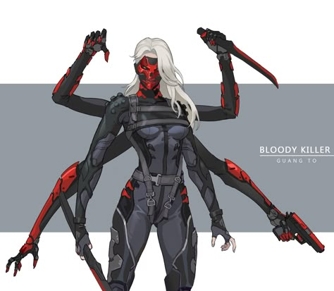 Multiple Arms, Cyberpunk Concept Art, Cyberpunk Rpg, Image Spiderman, Cyborgs Art, Robotic Arm, Arte Robot, Cyberpunk Aesthetic, Cyberpunk Character