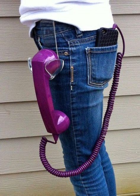 hello?! Iphone Headset, Friday Pictures, Retro Phone, Friday Humor, Iphone Accessories, Funny Text Messages, Iphone 5s, The Words, Funny Texts