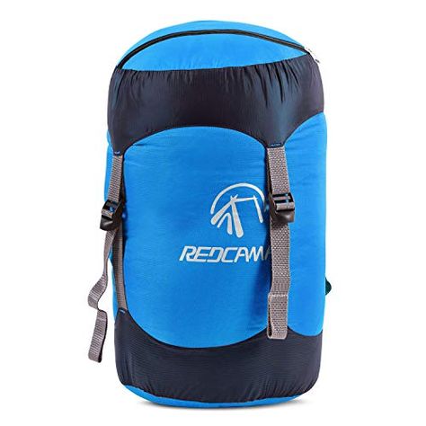 REDCAMP Nylon Compression Stuff Sack, Lightweight Sleeping Bag Compression Sack Great for Backpacking, Hiking and Camping, Blue L. For product & price info go to:  https://all4hiking.com/products/redcamp-nylon-compression-stuff-sack-lightweight-sleeping-bag-compression-sack-great-for-backpacking-hiking-and-camping-blue-l/ Compression Sacks, Lightweight Sleeping Bag, Travel Store, Hiking And Camping, Backpacking Hiking, Ultralight Backpacking, Leather Toiletry Bag, Sleeping Pads, Best Amazon