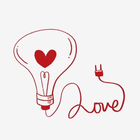 love,heart,heart,cartoon heart,red,red heart,love,heart doodle,hand drawn love,love stick figure,bulb,light bulb,bulb stick figure,plug,wire,electric,love Bulb Png, Small Easy Drawings, Valentines Toppers, Heart Cartoon, Love Stick, Valentines Illustration, Heart Doodle, Cartoon Heart, Easy Love Drawings