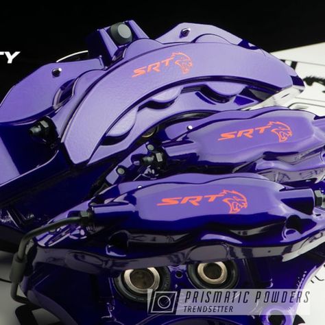 Powder Coating: Illusion Purple PSB-4629,Automotive,Clear Vision PPS-2974,Dodge,Challenger SRT Hellcat,Mopar,Challenger,Hellcat,brakecalipers Srt Challenger, Caliper Paint, Hellcat Charger, Dodge Challenger Hellcat, Challenger Hellcat, Challenger Srt Hellcat, Dodge Challenger Srt Hellcat, Hellcat Challenger, Charger Srt