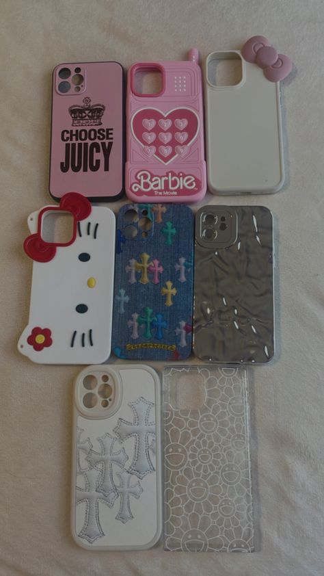 Juicy Couture Phone Case, Pretty Phone Cases, Christmas 2023, Chrome Hearts, My Phone, Juicy Couture, Random Stuff, Hello Kitty, Phone Case