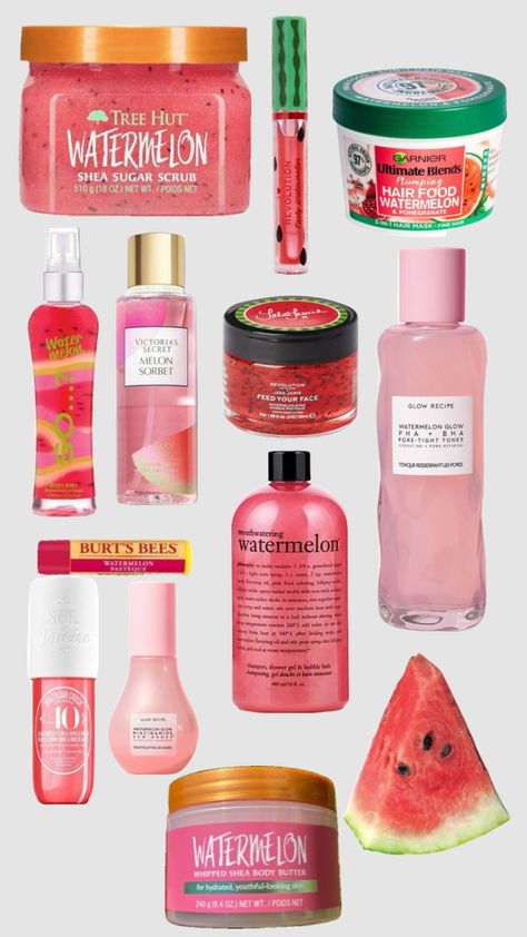 watermelon #watermelon #beauty #skincare #bodycare #pinterest #selfcare #selflove #cleangirl Hair Food, Burts Bees, Beauty Skincare, Create Collage, Hair Mask, Body Scrub, Creative Play, Fine Hair, Sugar Scrub