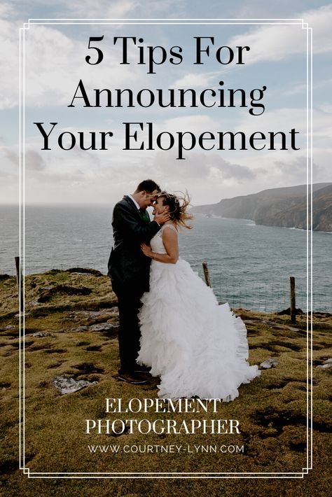 Surprise Marriage Announcement, Elope At Home, Elopement Announcement Ideas, Elopement Guide, Elopement Tips, Elopement Photoshoot, Elopement Party, Marriage Announcement, Little White Chapel