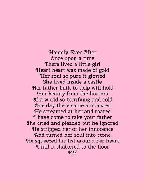 #fairytail #poetry #poem #castle #father #daughter #fatherdaughter Father Daughter Prompts, Time Poem, Poetry Poem, Father Daughter, Quince, Happily Ever After, Once Upon A Time, Fairy Tail, Ever After