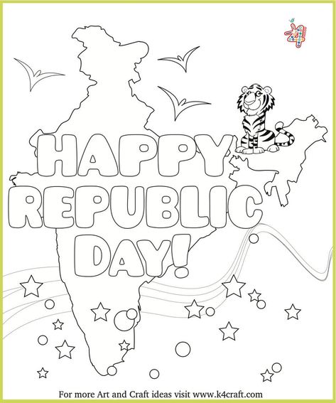 India-map-drawing-art Republic Day India Drawing, January Worksheets, Republic Day 26 January, Republic Day Drawing, Flags Decoration, India Republic Day, Republic Day Indian, Kids Craft Ideas, Independence Day Theme