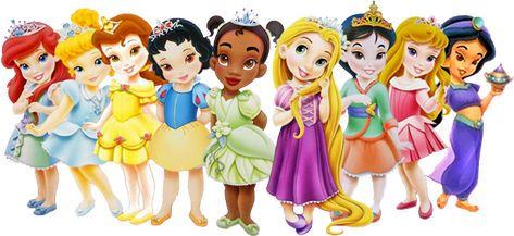 Disney Kızları, Disney Princess Theme Party, Disney Princess Png, Lindo Disney, Disney Png, Baby Disney Characters, Disney Princess Toddler, Walt Disney Princesses, Princess Images