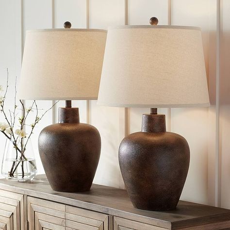 30+ Best Earthy Textured Table Lamps for an Organic Look - Caitlin Marie Design Organic Modern Bedroom Table Lamps, Brown And Neutral Bedroom Lamp, Earthy Table Lamp, Organic Modern Home Decor, Natural Stone Lamp, Organic Modern Home, Textured Vase Brown, Best Budget, Organic Modern