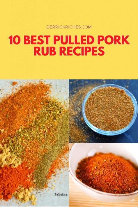 Best Pulled Pork Rubs Pulled Pork Dry Rub Recipe, Pulled Pork Spice Rub, Pulled Pork Rub Recipe, Pulled Pork Dry Rub, Pork Rubs, Pulled Pork Seasoning, Pulled Pork Rub, Pork Rub Recipe, Pork Dry Rubs