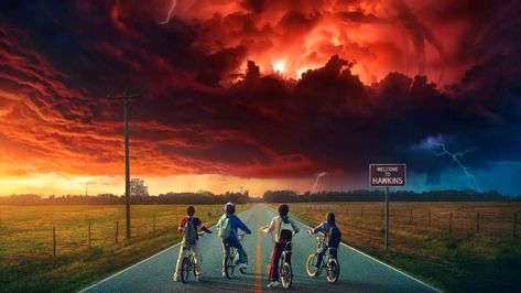 48 Stranger Things Wallpapers & Backgrounds For FREE | Wallpapers.com Stranger Things Youtube, Strange Things Season 2, 2560x1440 Wallpaper, Stranger Things Poster, Stranger Things Season 3, Stranger Things Actors, Stranger Things Tv, Stranger Things Aesthetic, Stranger Things Wallpaper