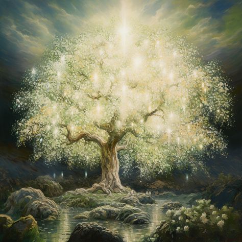 15 Insanely Good AI Paintings of the Tree of Life | LDS Daily Tree Of Life Lds Art, Lds Tree Of Life, Tree Of Life Book Of Mormon, Lds Jesus Christ Pictures, Book Of Mormon Art, Christ Pictures, Church Artwork, Gospel Art, Lds Pictures