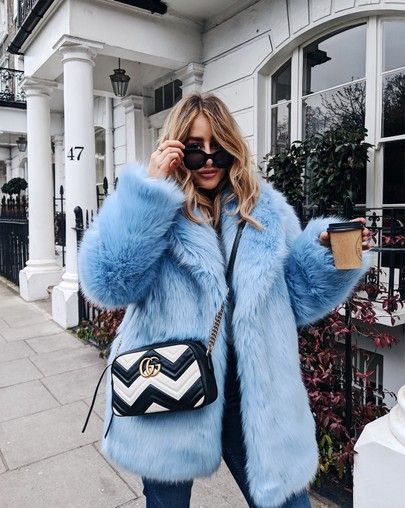 Coat Outfits, Fur Fashion, Mode Inspiration, Faux Fur Jacket, Faux Fur Coat, Fur Jacket, Winter Women, Autumn Winter Fashion, Fashion Inspo Outfits