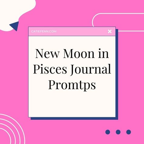 It's a new moon in pisces. Use these reflections and prompts for more reflection and awareness. New Moon Journal Prompts, New Moon Journal, Moon Journal Prompts, Pisces Journal, Pisces New Moon, New Moon In Pisces, Moon In Pisces, All About Pisces, Moon Journal