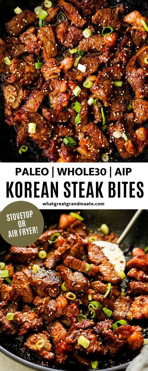 Korean Steak, Aip Diet Recipes, Autoimmune Paleo Recipes, Aip Paleo Recipes, Whole30 Dinners, Whole 30 Diet, Paleo Beef, Paleo Diet Recipes, Aip Recipes