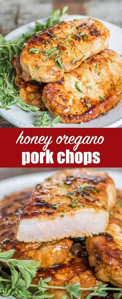 Easy Pork Marinade, Oregano Recipes, Dinner Pork, Pork Marinade, Garlic Honey, Bbq Pork Ribs, Easy Pork Chop Recipes, Pork Rib Recipes, Herb Recipes