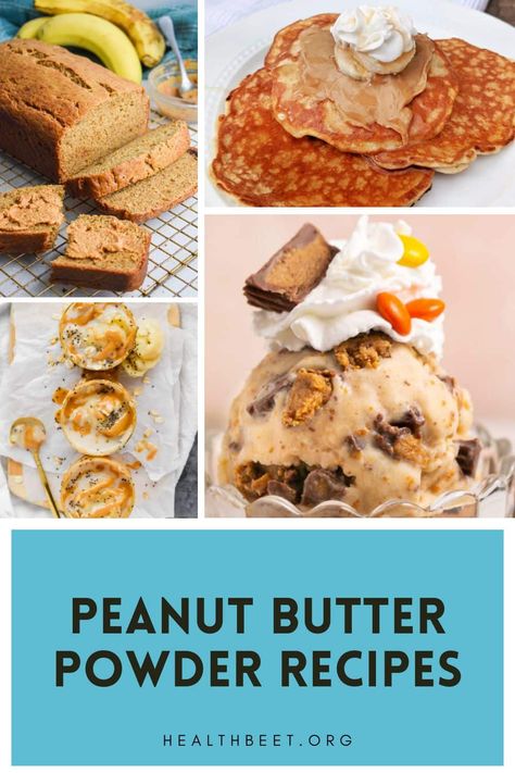 Recipes Using Peanut Butter Powder, Pb Powder Recipes, Pb Fit Recipes, Powdered Peanut Butter Recipes, Recipes Using Peanut Butter, Peanut Butter Powder Recipes, Pb2 Recipes, Peanut Butter Protein Shake, Pb Fit