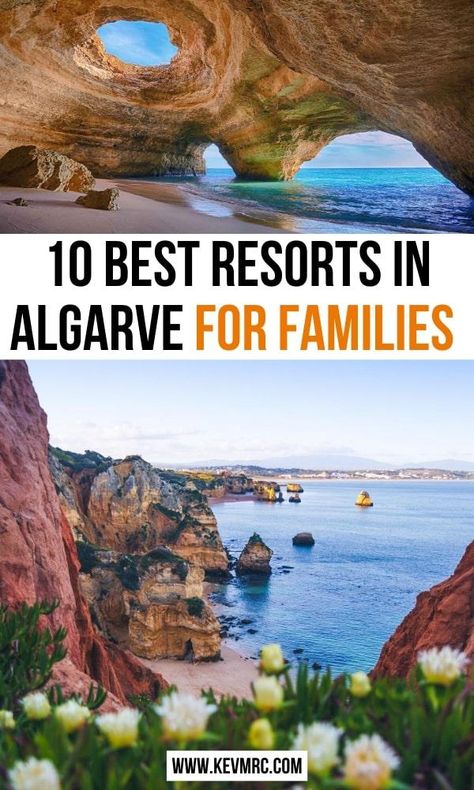 Looking for a resort that could host the whole family? Here is my list of the 10 Best Resorts in Algarve for Families, where you’ll find all the necessary infrastructures for both adults and kids to spend the best holidays ever. algarve portugal where to stay | portugal travel algarve | algarve hotel | best algarve hotel resorts #algarve #familytravel #algarve #besthotels Algarve Portugal Resorts, Portugal Resorts, Best Family Resorts, Hotels Portugal, Amazing Hotels, Portugal Travel Guide, Family Resorts, Travel Hotel, Southern Europe