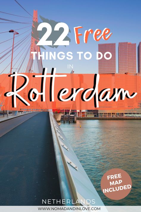 Rotterdam Things To Do, Day Trips From Amsterdam, Rotterdam Netherlands, Netherlands Travel, Travel Blogging, European Food, Europe Travel Guide, Europe Travel Destinations, Europe Travel Tips