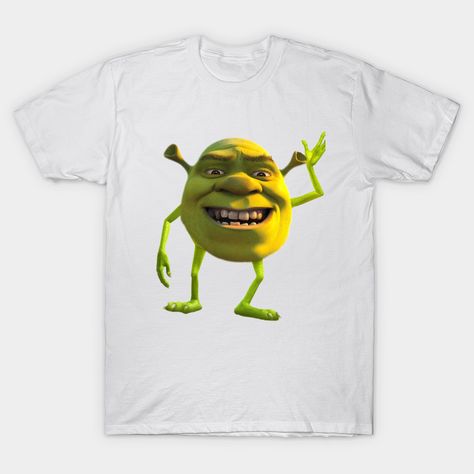 Shrek Wazowski shrek Classic T-Shirt Shrek Wazowski, Shrek Shirt, Midwest Emo, Amazing Clothes, Shrek, Funny Shirts, Classic T Shirts, V Neck T Shirt, Graphic T Shirt