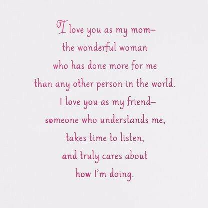 Miss My Mom Quotes, Mother Birthday Quotes, Love My Mom Quotes, Letter To My Mom, Love You Mom Quotes, Sister Cards, Card Verses, Mom Quotes From Daughter, Mom Poems