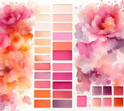 What Color Does Pink and Orange Make? - Shades of Peach What Colors Go With Peach, Orange Pink Palette, Pink Orange Yellow Color Palette, Peach Pink Yellow Color Palette, Pink Peach Yellow Colour Palettes, Pink And Yellow Mix Color, Pink Orange Yellow Purple Color Palette, Orange Color Scheme, Rgb Color Codes