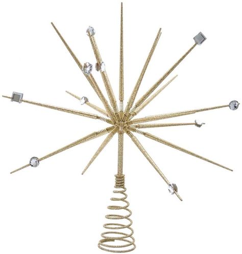 Amazon.com: Kurt S. Adler 14.8-Inch Gold Starburst Throng Treetop Tree Topper, Multi : Home & Kitchen Disco Tree, Gold Starburst, Spring Tree, Star Tree Topper, Christmas Tree Stand, Gold Tree, Christmas Tree Topper, Kurt Adler, Tree Tops