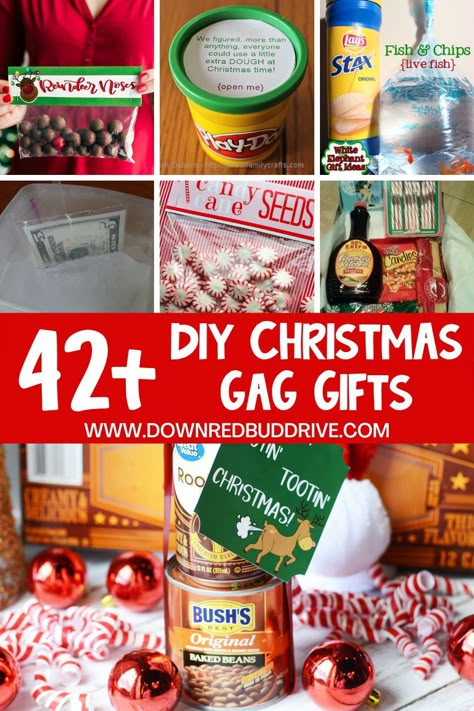 Silly Gifts For Christmas, Silly Christmas Gifts, Diy Christmas Gag Gifts, Christas Gifts, Gag Gifts For Christmas, Diy Gag Gifts, Homemade Gag Gifts, Christmas Gag Gifts, Cucumber Trellis Diy