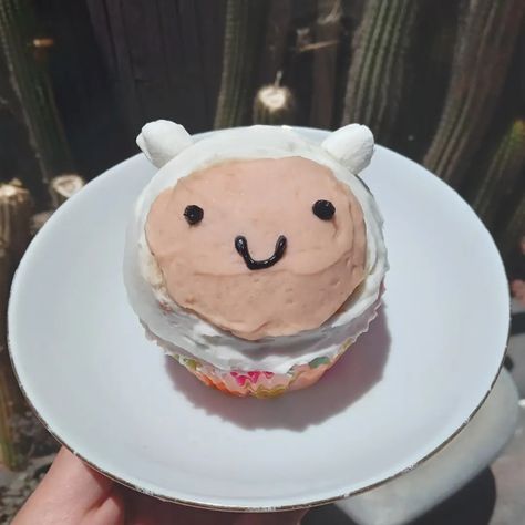 Finn Cakes, Cute Baking, Desserts To Make, Cute Desserts, Pretty Cakes, Easy Baking, Party Cakes, Cute Food, Adventure Time