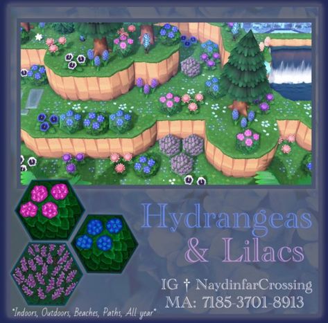 mars on Twitter: "omg. these are UMBRELLAS… " Spring Acnh, Acnh Farmcore, Space Island, Acnh Inspiration, Motif Acnl, Lilac Bushes, Acnh Designs, City Folk, Acnh Ideas