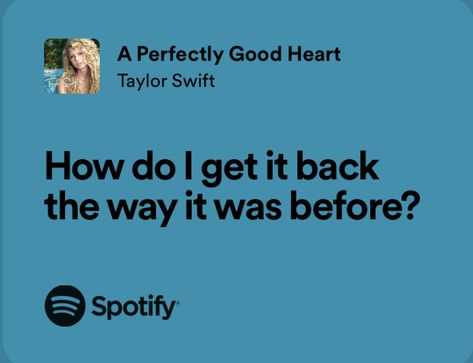 A Perfectly Good Heart Taylor Swift, Heart Taylor Swift, Taylor Swift Debut Album, Music Addict, Real Lyrics, Taylor Swift Song Lyrics, H.e.r Lyrics, Music Girl, Taylor Lyrics