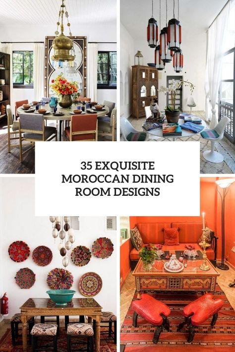 DigsDigs - Interior Decorating and Home Design Ideas Popular Dining Room Colors, Living Room Moroccan Style, Moroccan Inspired Living Room, Modern Moroccan Interior Design, Moroccan Dining Room, Moroccan Style Living Room, Moroccan Dining, Moroccan Interior Design, Style Dining Room