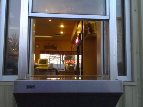 Drive Thru Restaurant, Fast Food Drive Thru, Drive Thru Window, Chinese Fast Food, One Drive, Food Drive, Drive Thru, Fast Food Restaurant, Window View