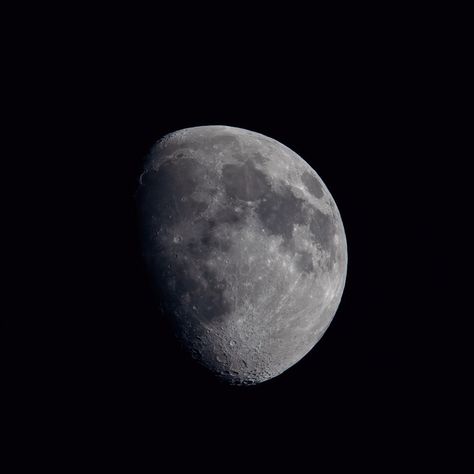 Yesterday's Waxing Gibbous Moon! www.geoffreyprints.ca #moon #astrophotography #waxinggibbous #space Waxing Gibbous Moon Tattoo, Moon Waxing Gibbous, Waxing Gibbous Moon, Phone Cover Stickers, Gibbous Moon, Cover Stickers, The Moon Is Beautiful, Aesthetic Images, Moon Tattoo