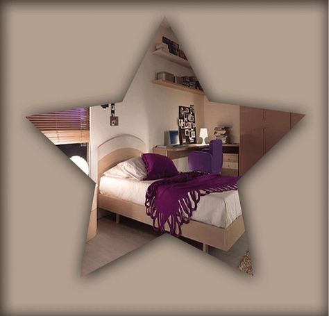 Star Shaped Mirror, Star Themed Room Decor, Star Mirror Wall Decor, Star Room Decor, Room Decor Stars, House Mirror, Star Mirror, Mirror Fashion, Mirror For Bedroom