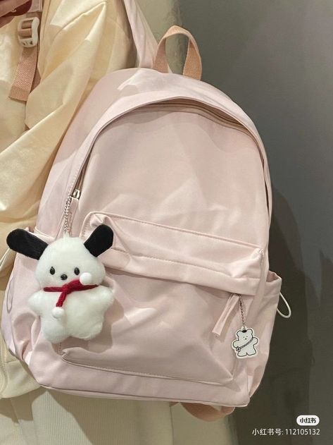 Tas Ransel Aesthetic, Ransel Aesthetic, Coquette Backpack, Cute Pink Backpack, Mochila Kpop, Pink Backpacks, Mochila Jansport, Tas Mini, High School Backpack