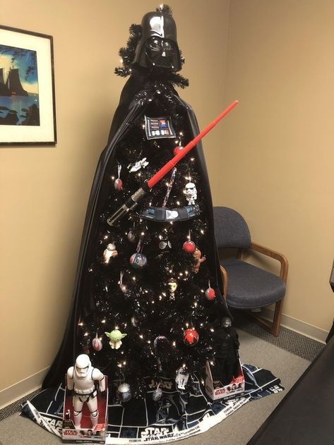 Star Wars Theme Christmas Tree, Theme Christmas Tree, Holiday Time, Tree Toppers, Christmas Decor, Star Wars, Christmas Decorations, Christmas Tree, Christmas